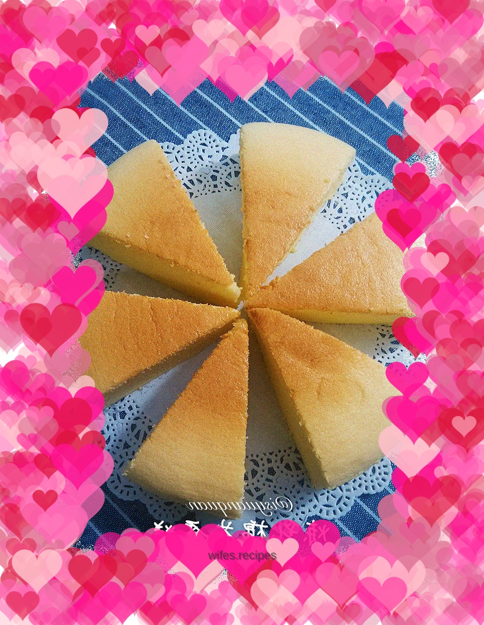 Condensed milk cotton cake