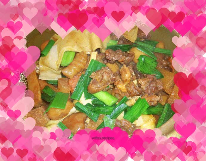 Cantonese style lamb belly pot