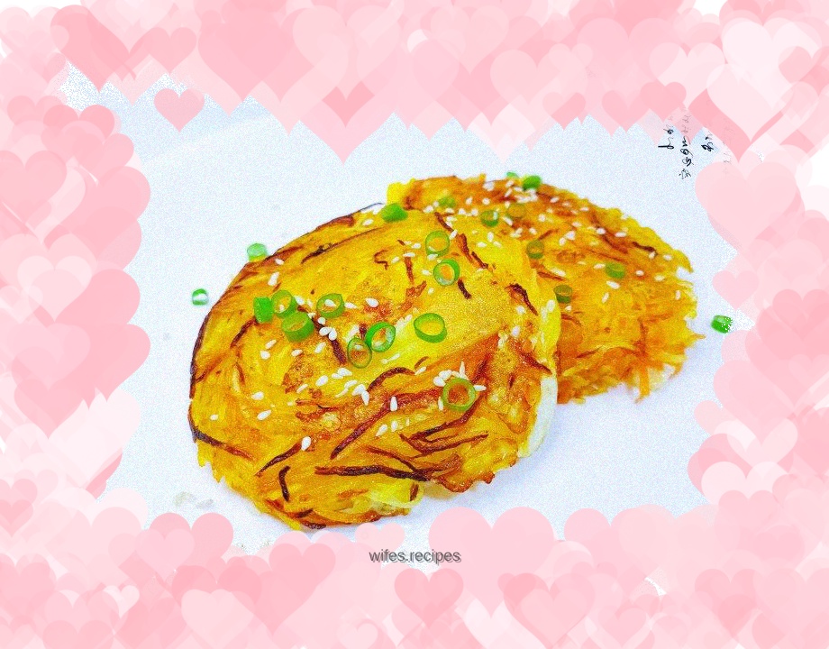 Potato shredded egg pancake