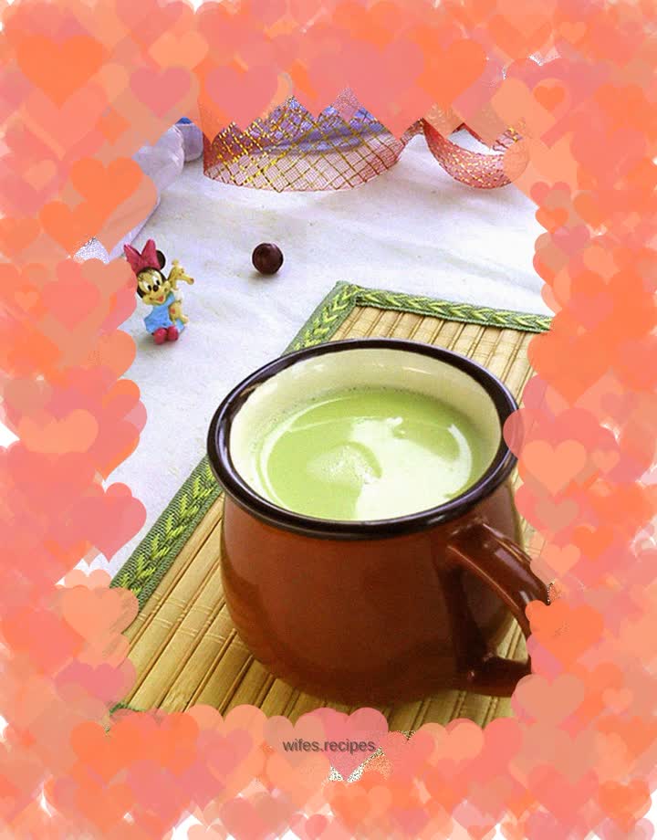 Fresh green soybeans