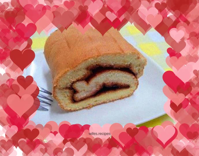 Blueberry Chiffon Roll