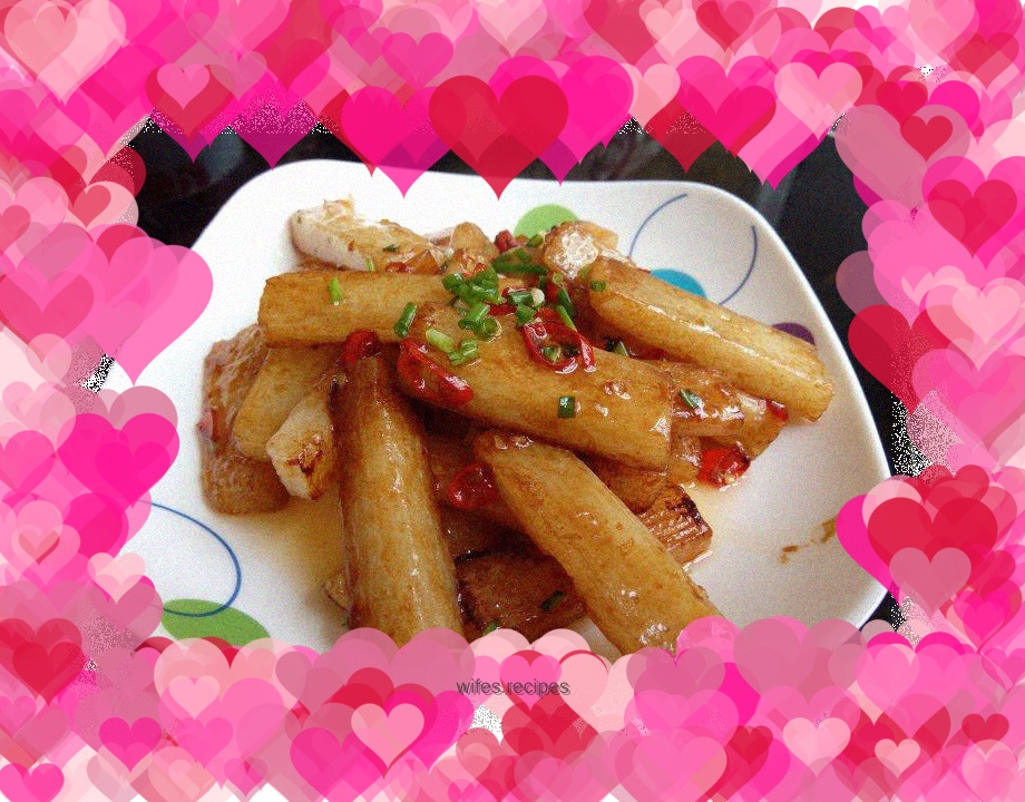 Vegetarian fried yam