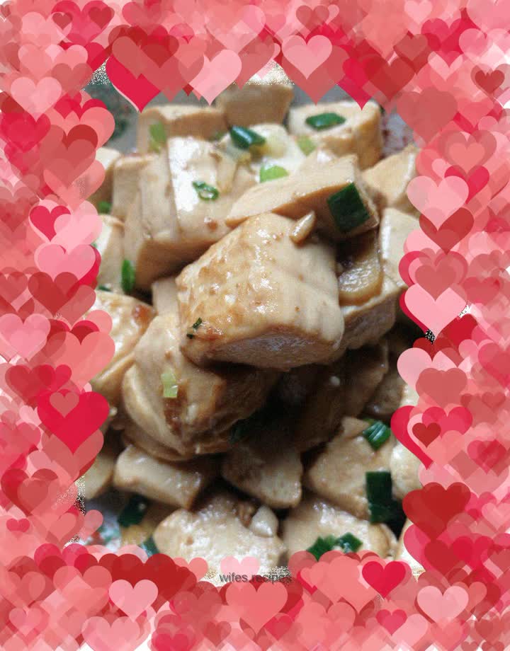 Home-cooked tofu
