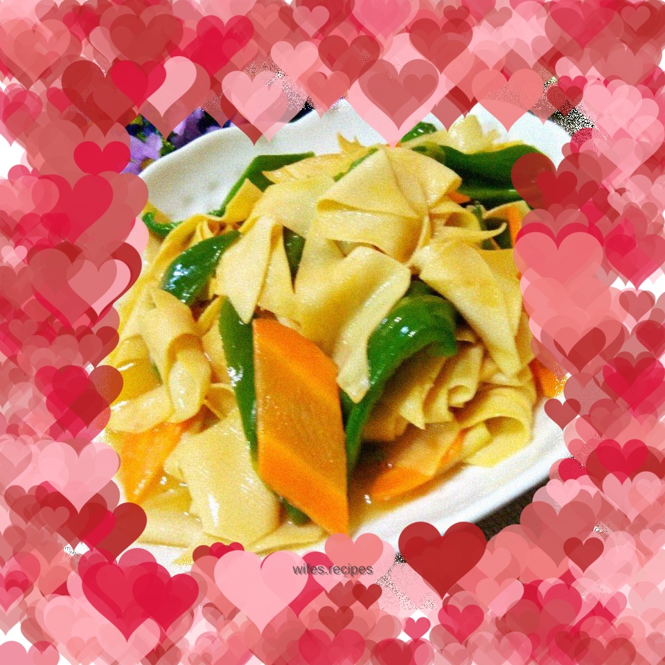 Dried green pepper tofu