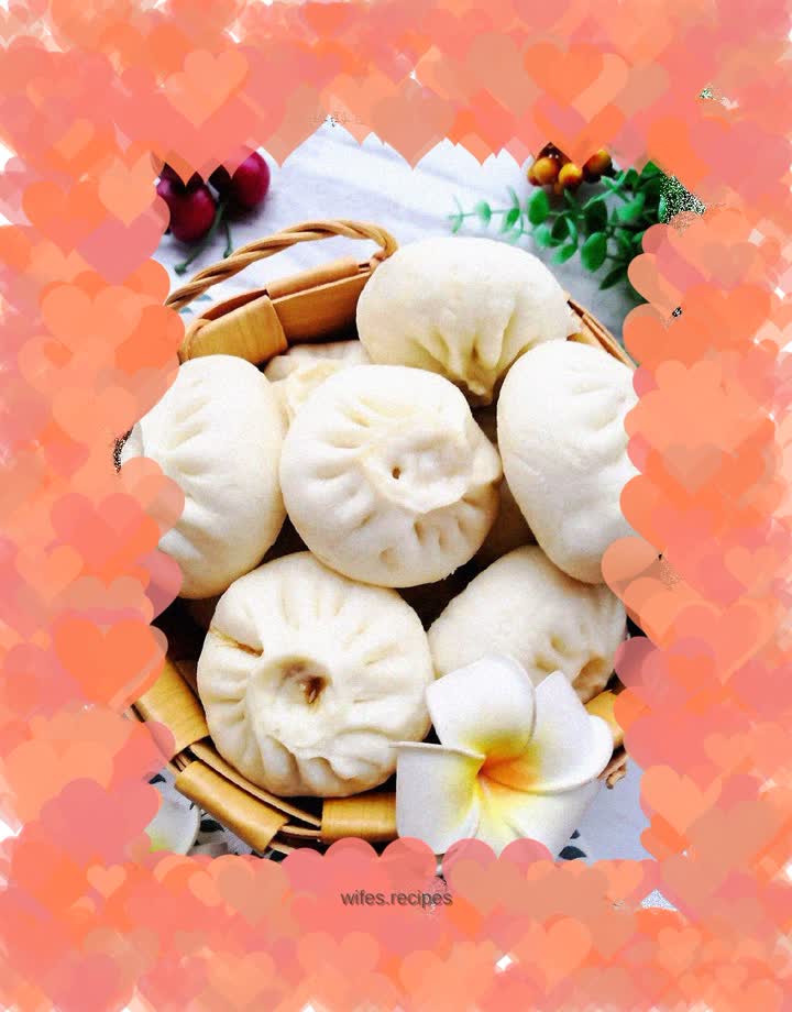 Carrot and pork buns