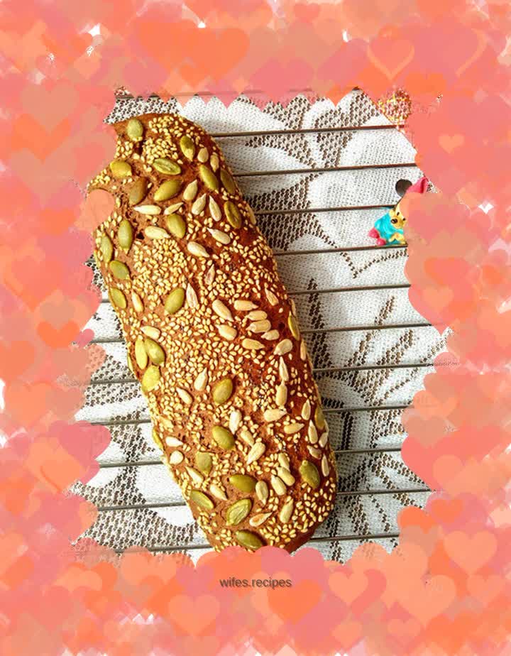 High fiber cheese bread