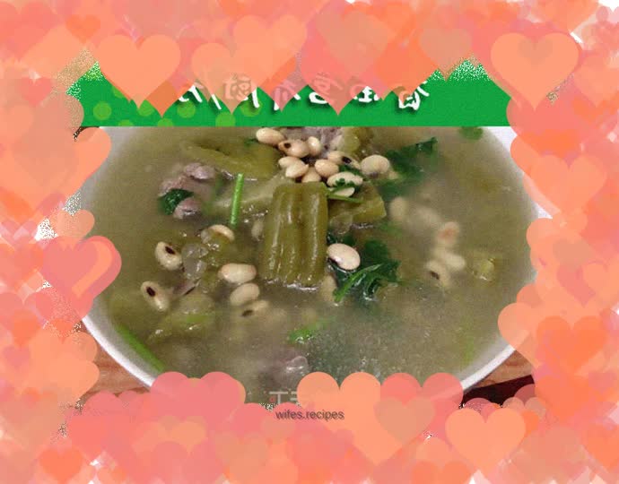Soybean, Bitter Melon and Pork Bone Soup