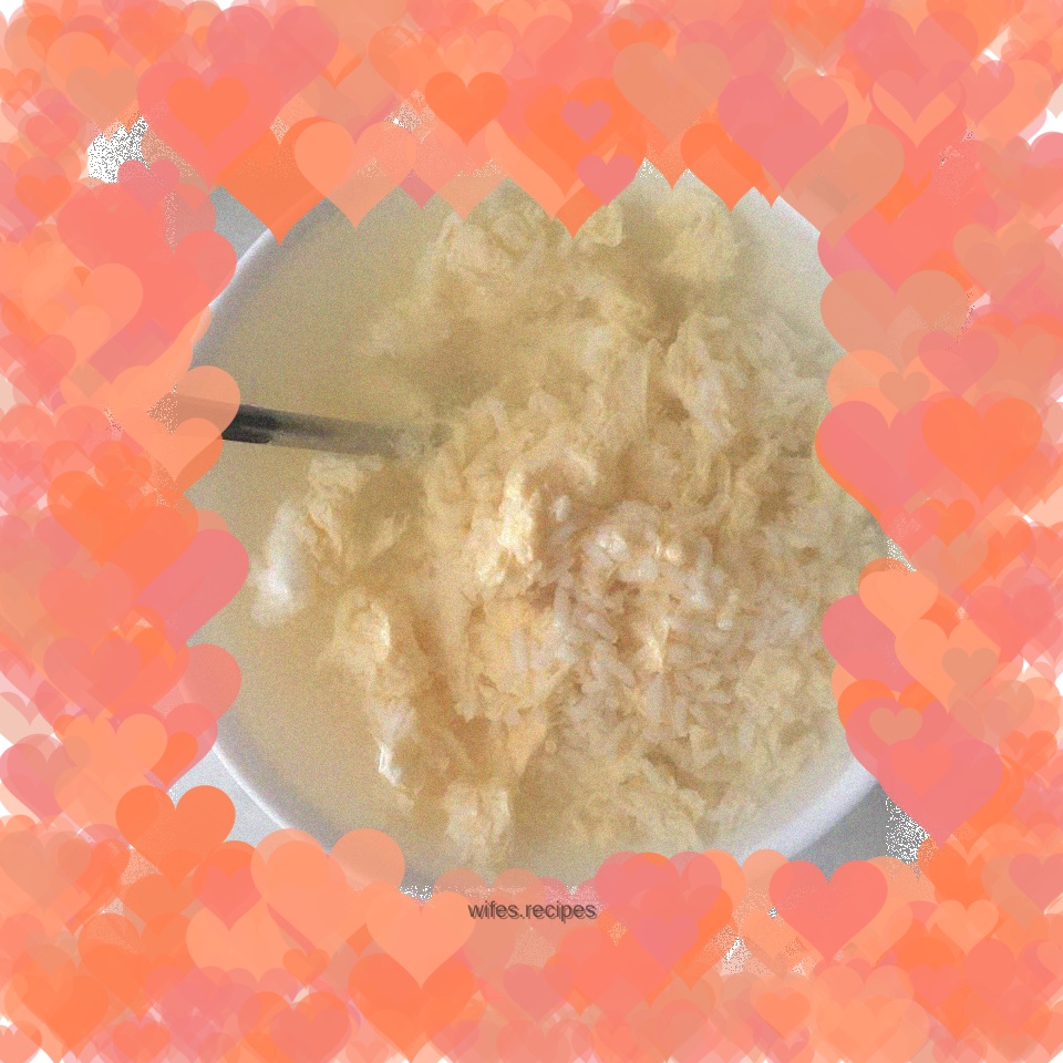 Fermented glutinous rice and egg drop soup