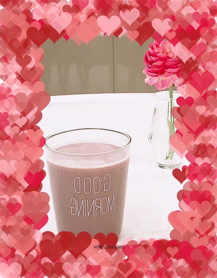 Fragrant and silky mung bean paste milk