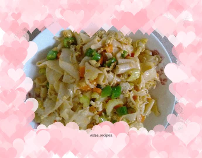 Delicious fried noodles