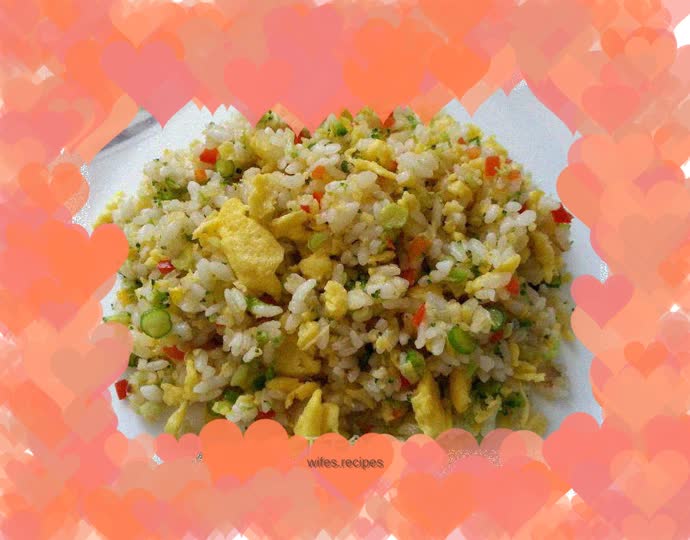 Egg and vegetable fried rice