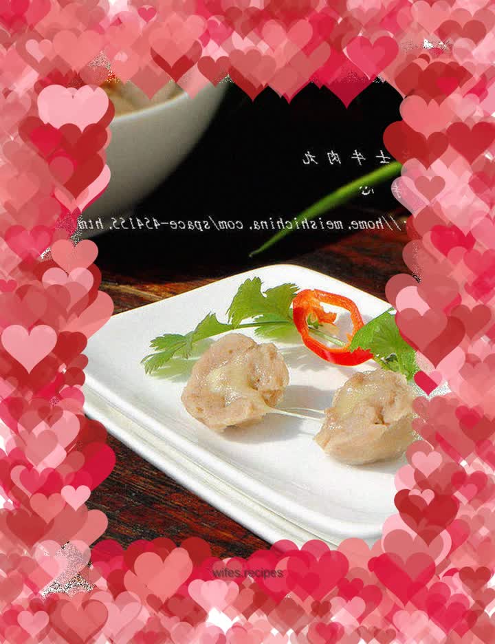 【Cheese Beef Balls】--- Eating small meatballs also makes you feel good