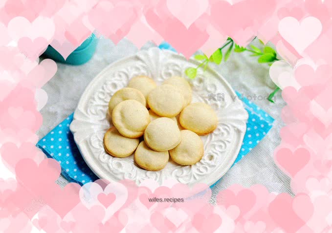 Milk round cookies