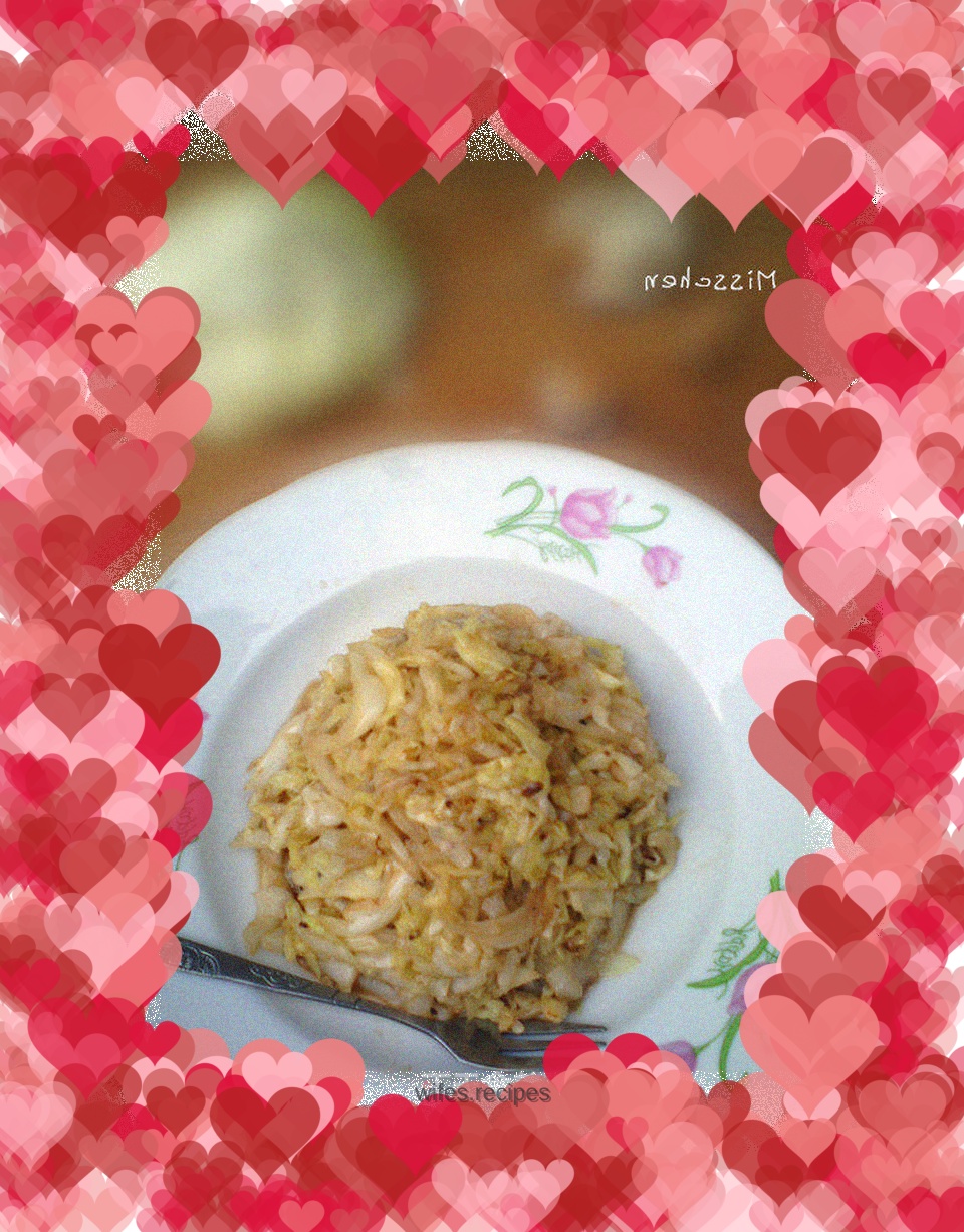 Simple deliciousness - stir-fried shredded cabbage