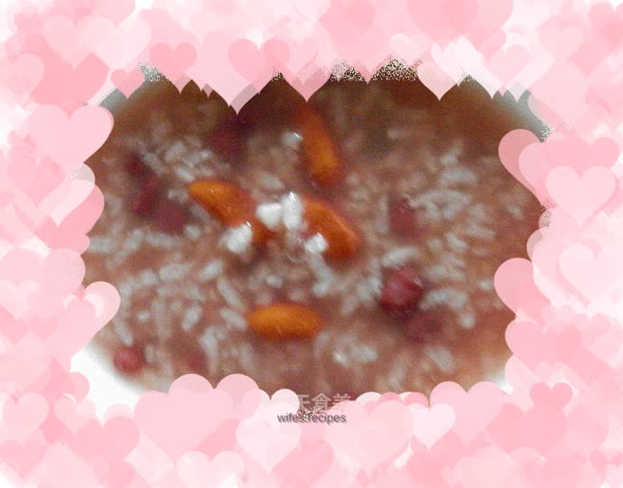 Rice and red bean porridge