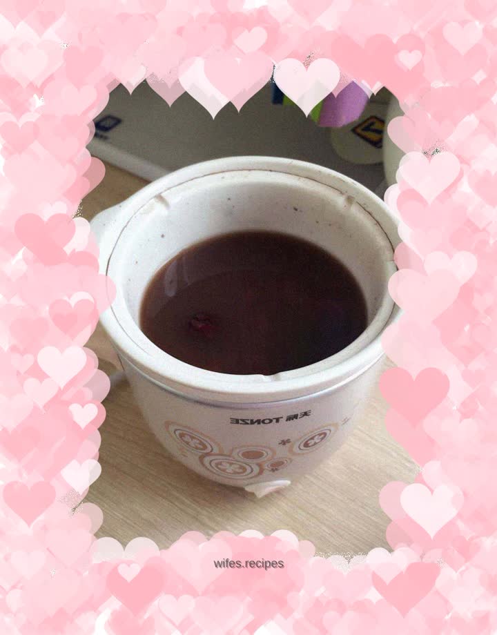 Red bean and red date soup