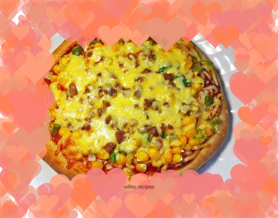 Tenderloin and Corn Pizza