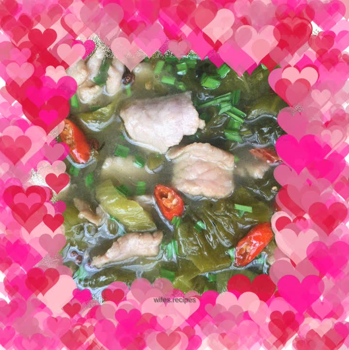 Pickled pork slices