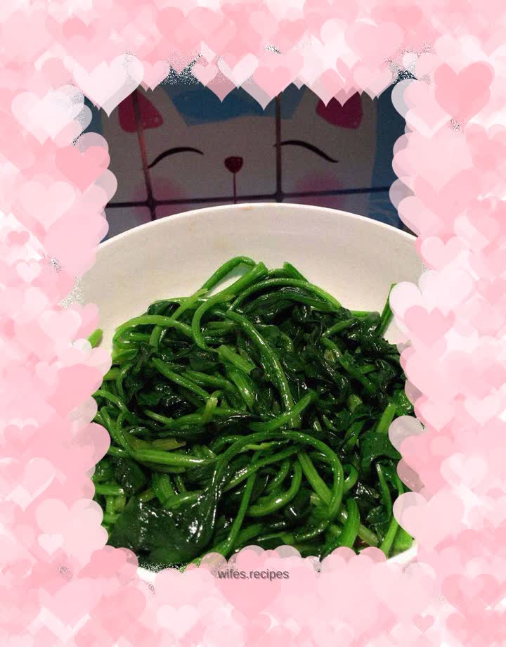 Spinach with sesame oil