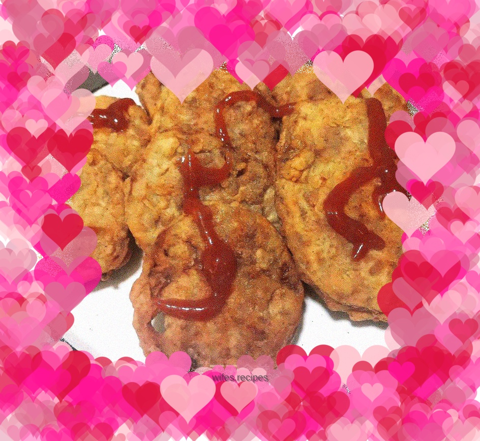 Fried lotus root sandwich