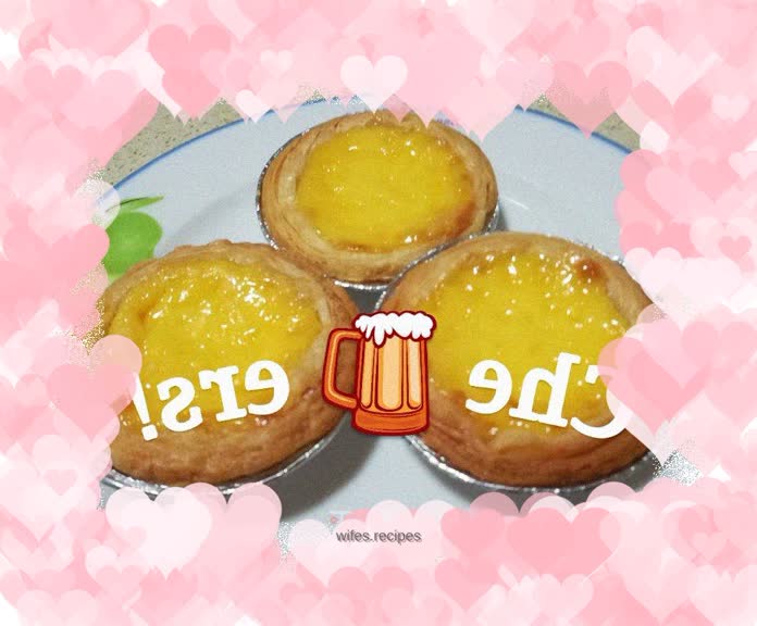 Delicious egg tarts