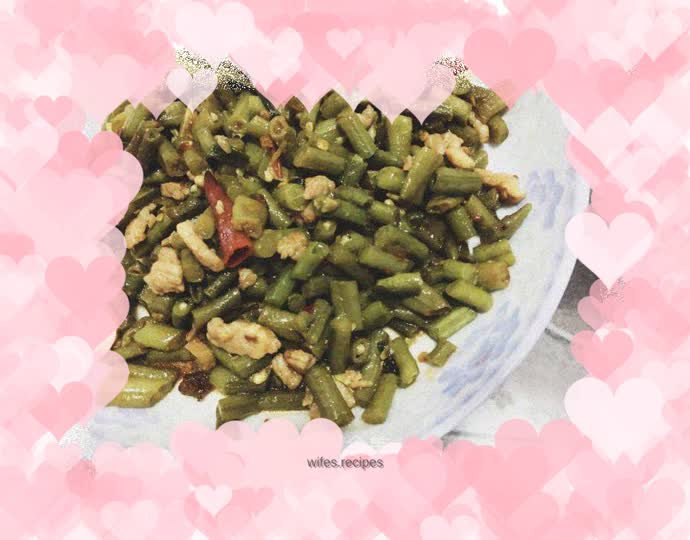 Minced pork and cowpeas