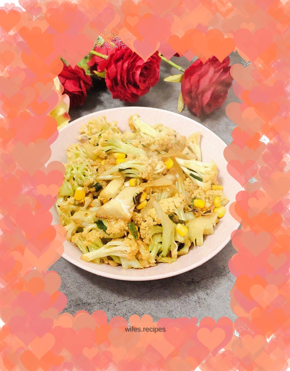 Vegetarian Stir-fried Cauliflower
