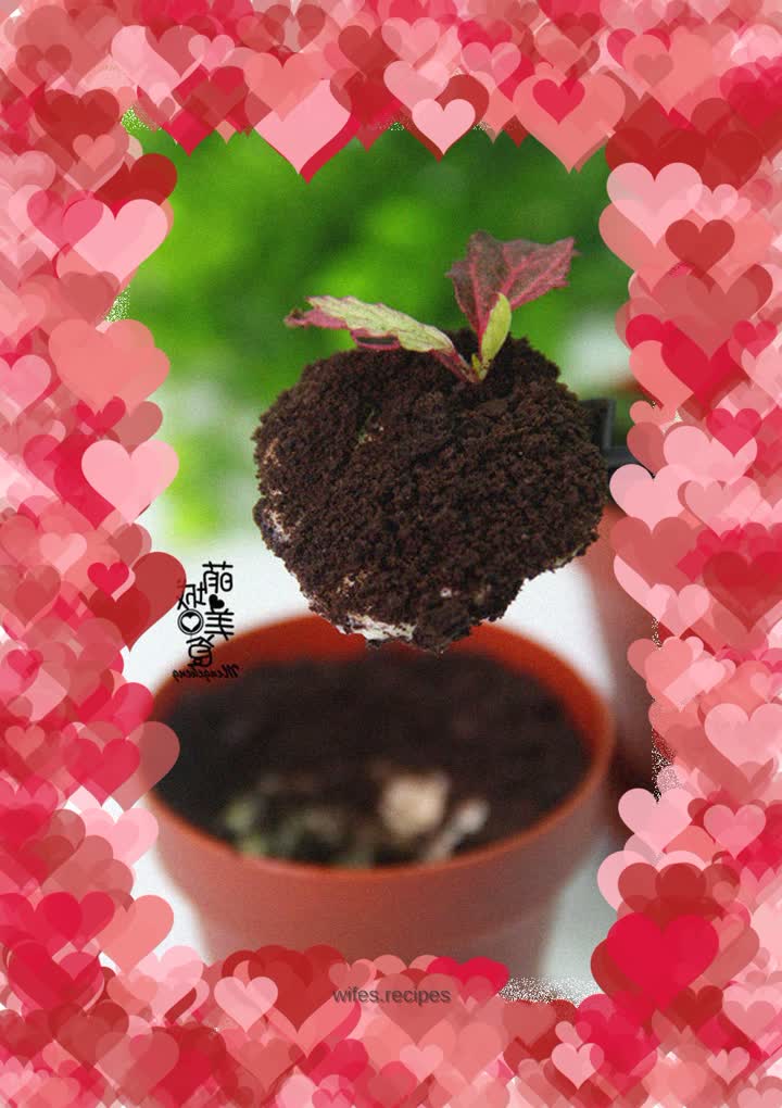 Tiramisu version of potted cake