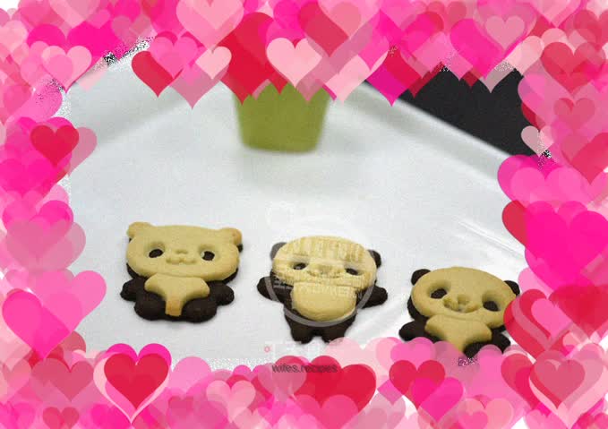 Cute bear biscuits