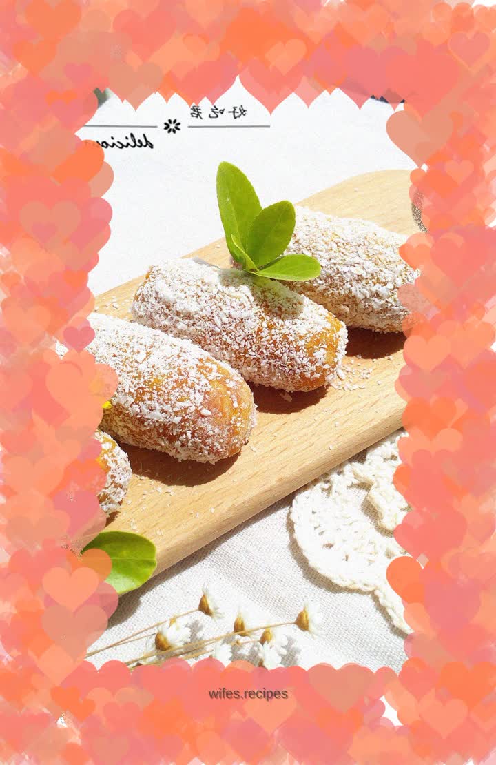 Pumpkin rice cake roll