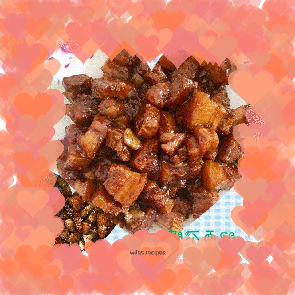 Fat but not greasy braised pork