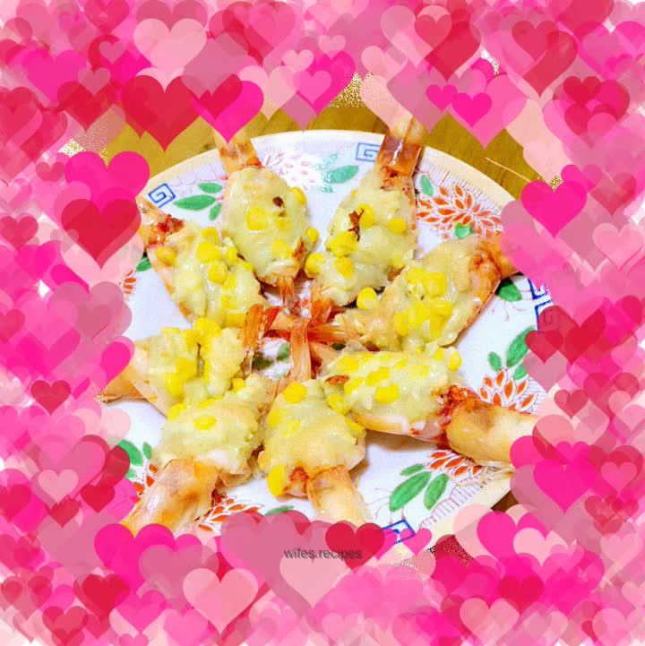 Baked Prawns with Mashed Potatoes