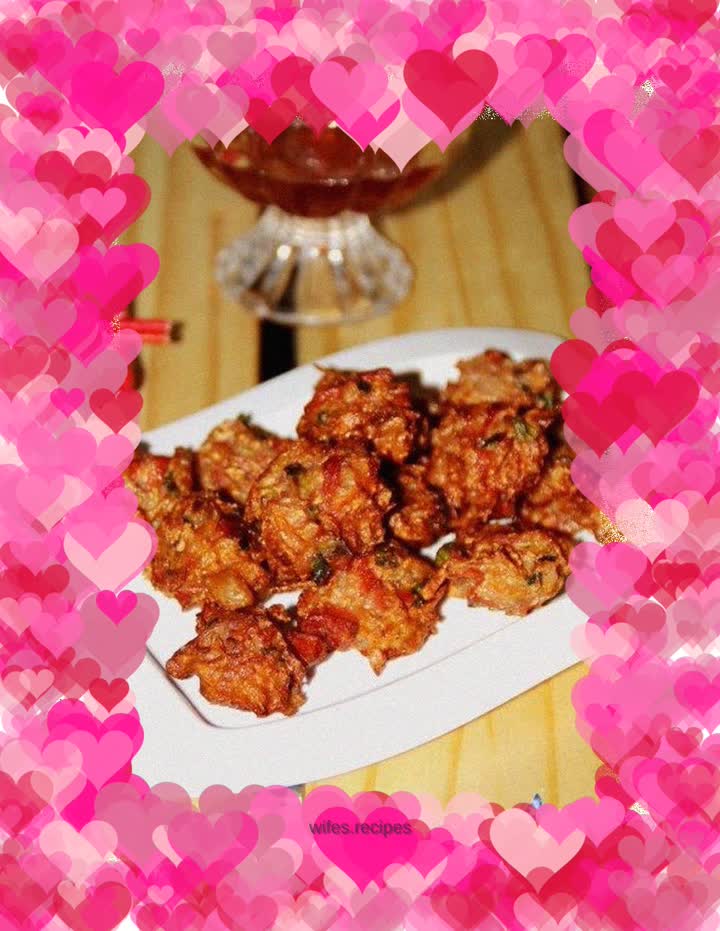 Fried assorted meatballs