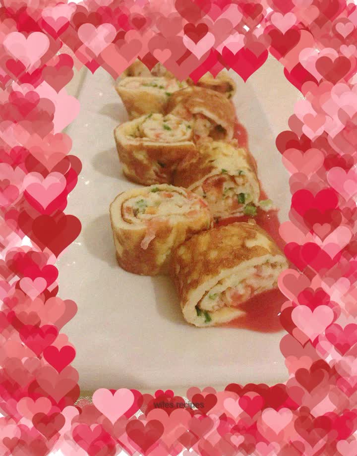 Tomato Egg Roll