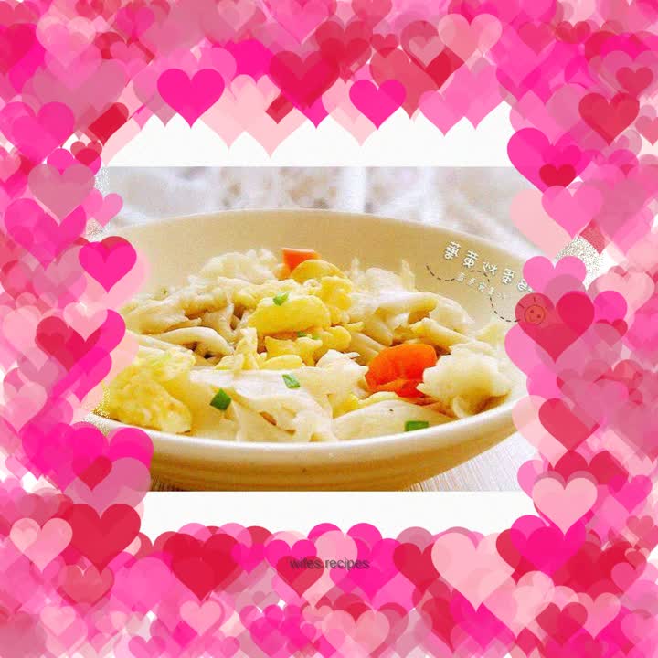 Fried mushrooms with eggs