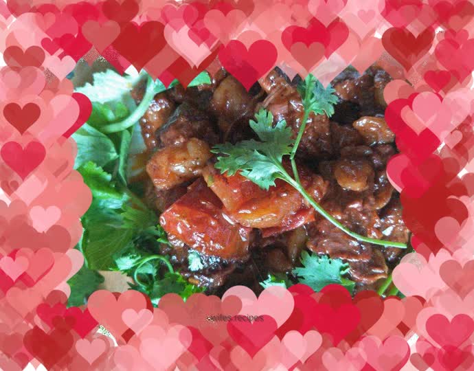 Grilled Beef Brisket with Tomatoes