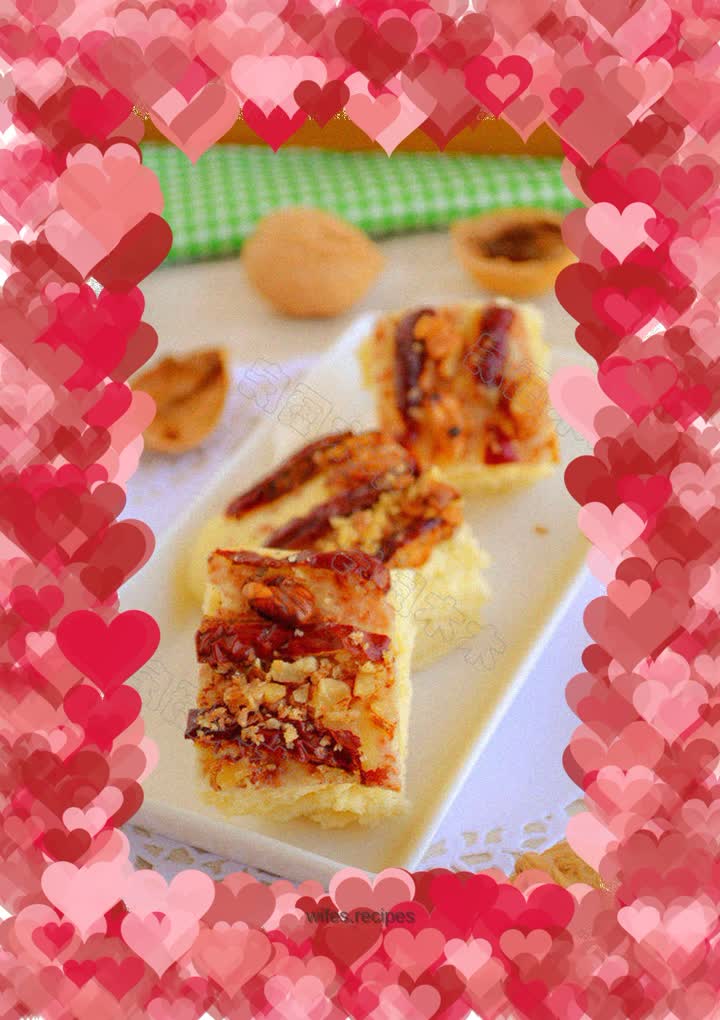 Walnut and Red Date Hair Cake