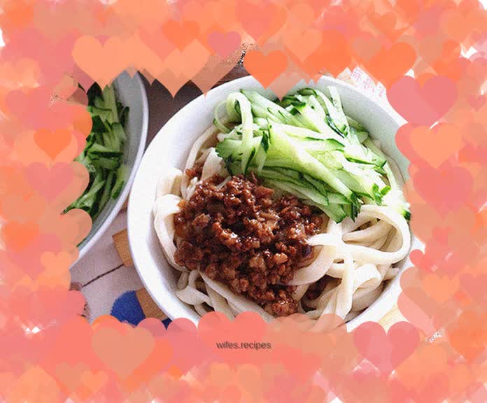 Minced Pork and Vinegar Braised Noodles