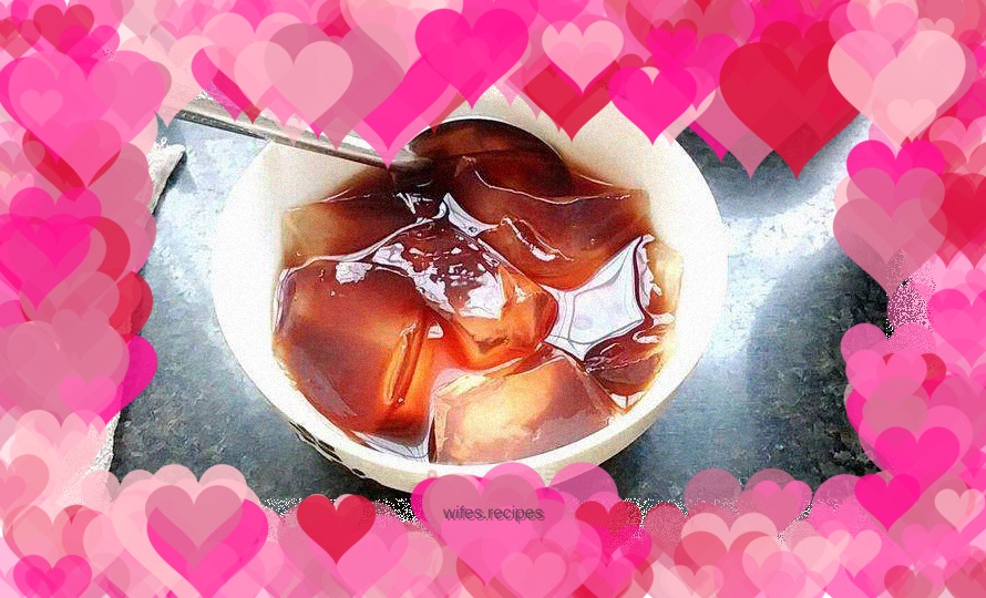 Sugar water jelly