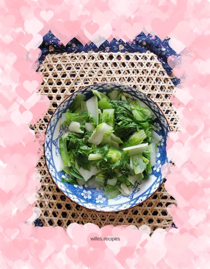 Stir-fried baby cabbage
