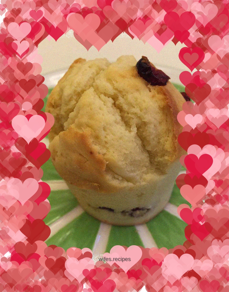 Yogurt Cranberry Muffins