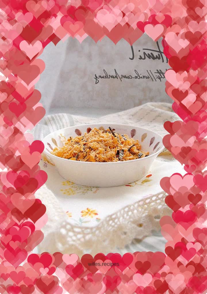 Seaweed and pork floss (bread machine version)