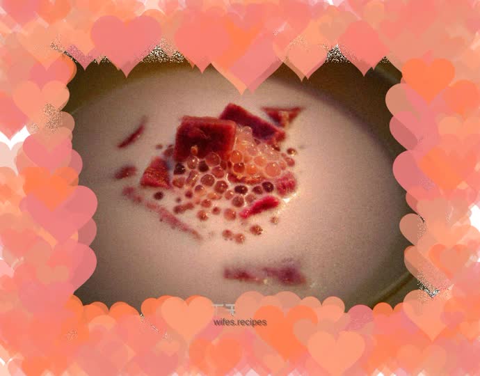 Coconut Purple Sweet Potato Milk Sago Dew