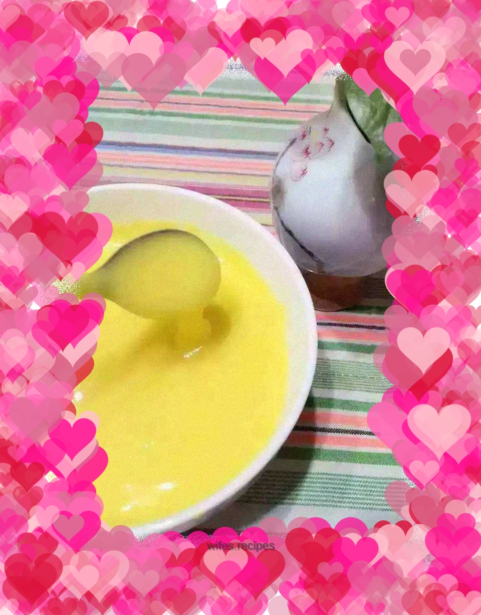 Baby food supplement milky corn paste