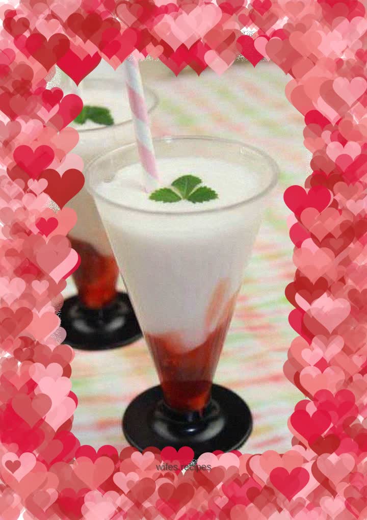 Jam double-skinned milk - another layer of smoothness and mellowness in addition to sweetness!