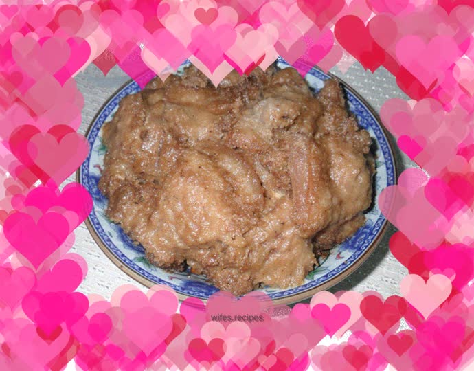 Rice vermicelli and meat