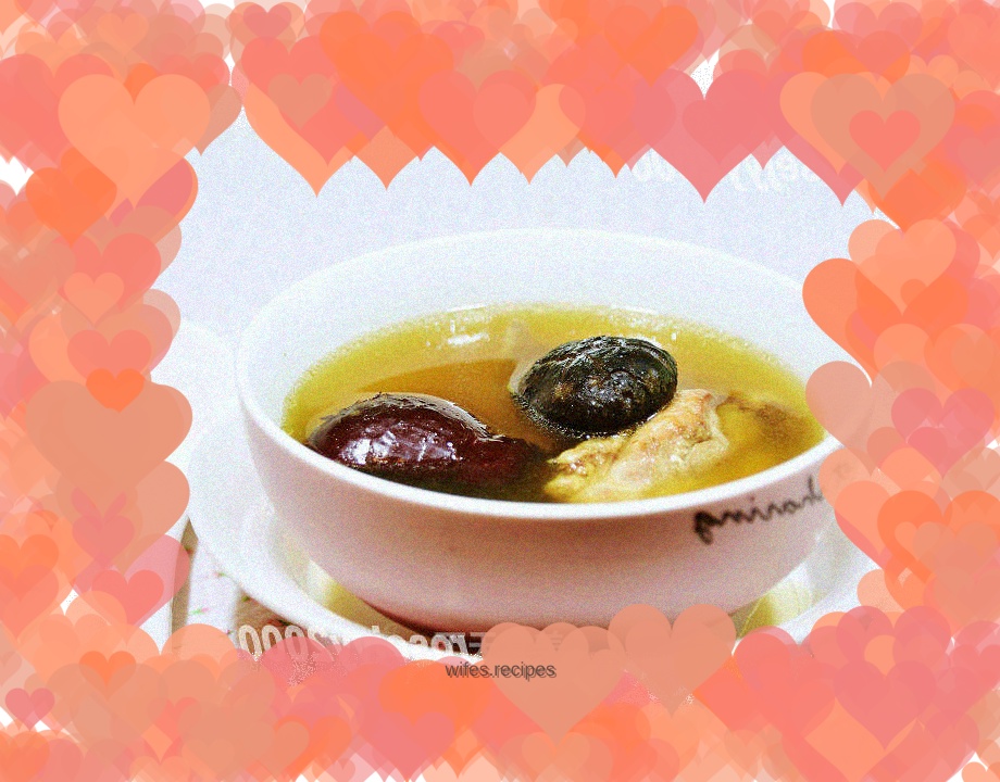 Red dates, American ginseng and chicken soup--Runzao soup