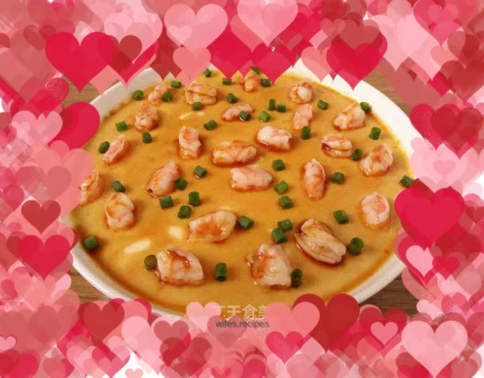 Steamed Egg with Shrimp