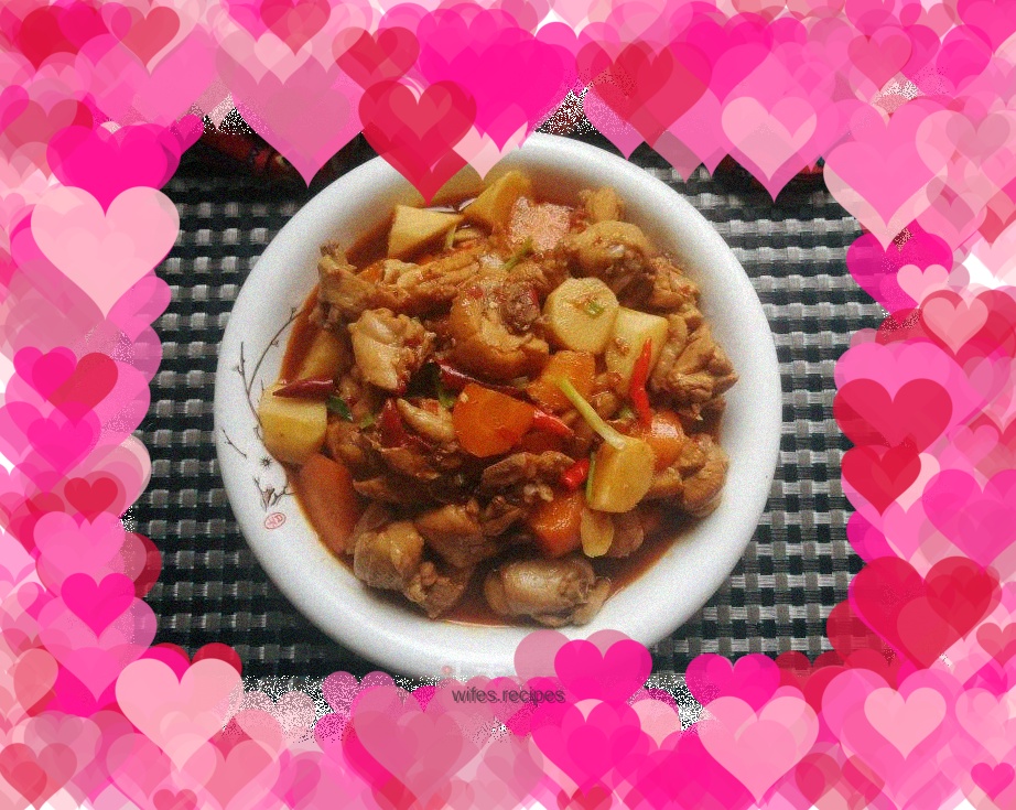 Braised Chicken Legs with Carrots and Yams