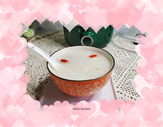 Lily lotus seed porridge